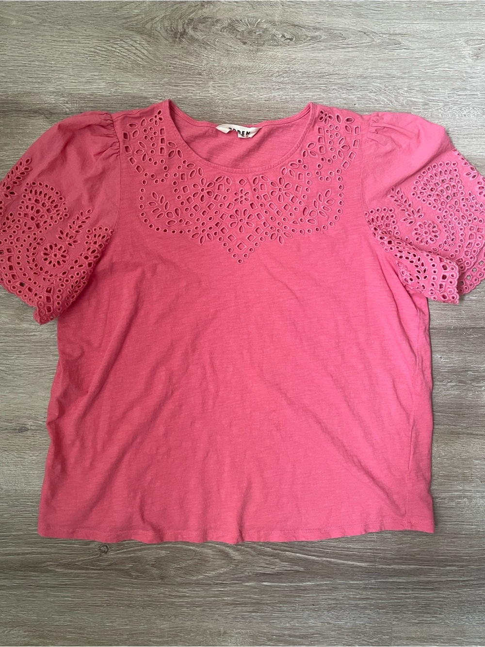 Boden | Broderie Eyelet cotton top size 14 - Picture 7 of 7